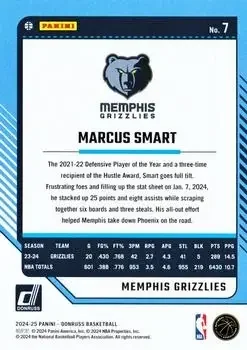 Back of Marcus Smart