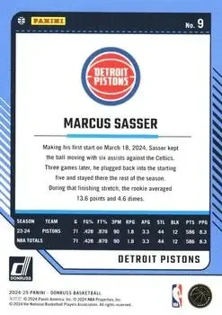 Back of Marcus Sasser