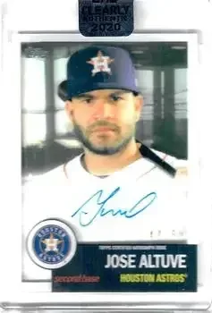 2020 Topps Clearly Authentic feature card