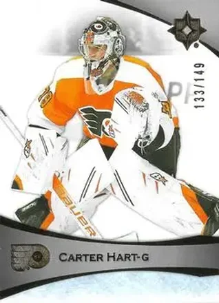 2022-23 Upper Deck Ultimate Collection #50 - Carter Hart - Philadelphia Flyers