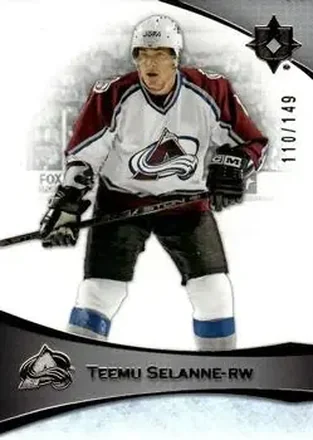 2022-23 Upper Deck Ultimate Collection #76 - Teemu Selanne - Colorado Avalanche