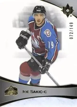 2022-23 Upper Deck Ultimate Collection #85 - Joe Sakic - Colorado Avalanche
