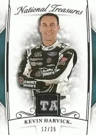 2017 Panini National Treasures #2 - Kevin Harvick - Stewart-Haas Racing