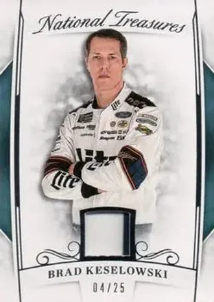 2017 Panini National Treasures #4 - Brad Keselowski - Team Penske
