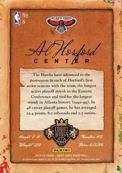 Back of Al Horford