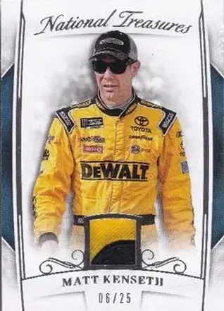 2017 Panini National Treasures #8 - Matt Kenseth - Joe Gibbs Racing