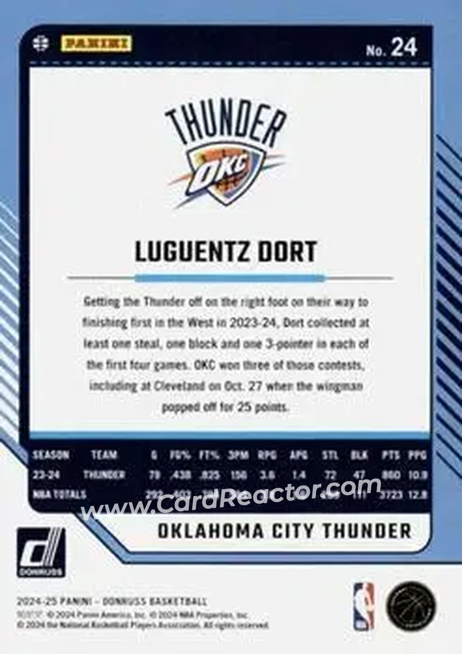 Back of Luguentz Dort