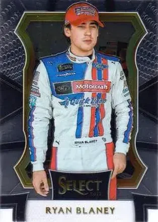2017 Panini Select #5 - Ryan Blaney - Wood Brothers Racing