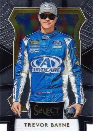 2017 Panini Select #19 - Trevor Bayne - Roush Fenway Racing