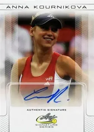 2017 Leaf Signature Series #BA-AK1 - Anna Kournikova