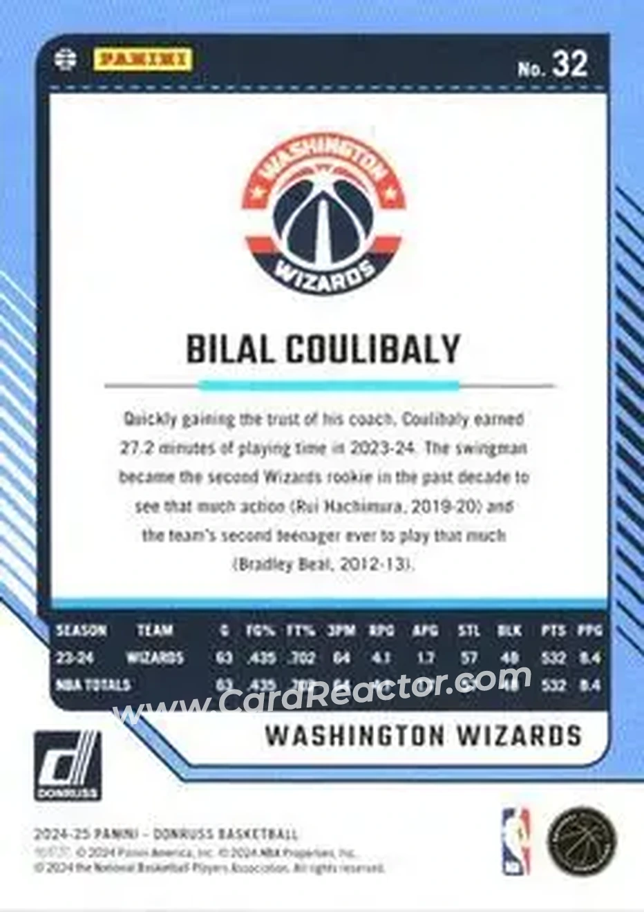 Back of Bilal Coulibaly