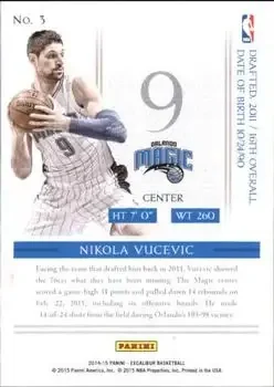 Back of Nikola Vučević