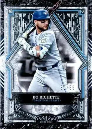 2025 Topps Tier One - Silver Foil #26 - Bo Bichette - Toronto Blue Jays