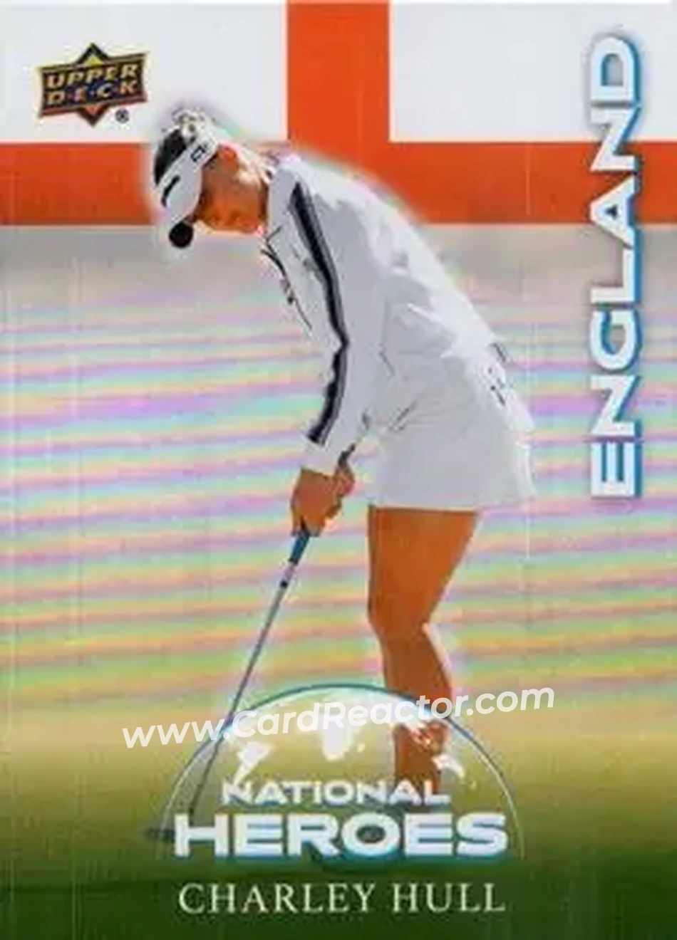 2026 Upper Deck - National Pride #NH-2 - Charley Hull - Front 2026 Upper Deck - National Pride #NH-2 - Charley Hull - Front