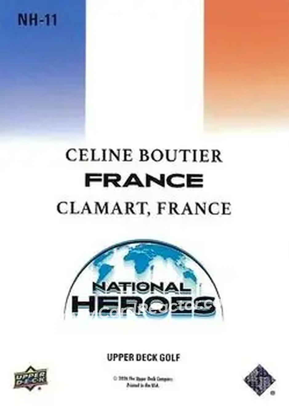 2026 Upper Deck - National Pride #NH-11 - Celine Boutier - Back 2026 Upper Deck - National Pride #NH-11 - Celine Boutier - Back