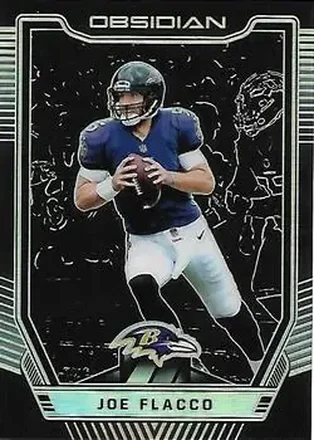 2018 Panini Obsidian - Electric Etch Orange #39 - Joe Flacco - Baltimore Ravens