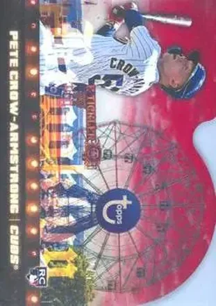 2024 Topps Brooklyn Collection - Brooklyn Die Cut #29 - Pete Crow-Armstrong - Chicago Cubs