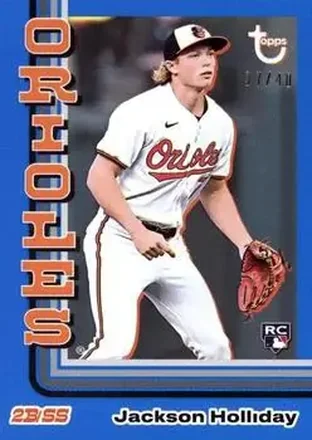 2024 Topps Brooklyn Collection - Blue #17 - Jackson Holliday - Baltimore Orioles