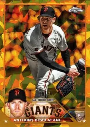 2023 Topps Chrome Update Sapphire Edition - Gold #USCS268 - Anthony DeSclafani - San Francisco Giants