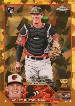 2023 Topps Chrome Update Sapphire Edition - Gold #USCS275 - Adley Rutschman - Baltimore Orioles
