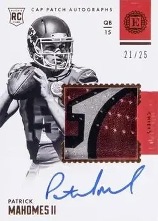 2017 Panini Encased #107 - Patrick Mahomes II - Kansas City Chiefs