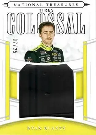 2020 Panini National Treasures - Colossal Race Used Tires #CRU-RB - Ryan Blaney - Team Penske