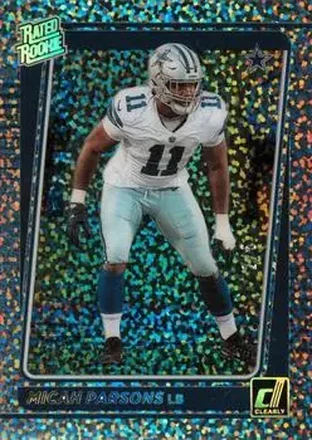 2021 Clearly Donruss - Holo Gold #95 - Micah Parsons - Dallas Cowboys