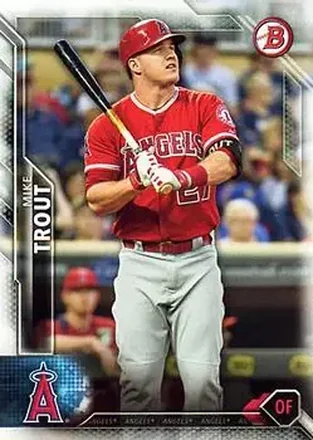 2016 Bowman #1 - Mike Trout - Los Angeles Angels