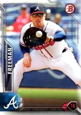 2016 Bowman #7 - Freddie Freeman - Atlanta Braves