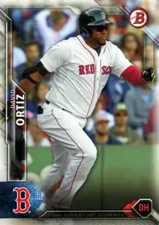 2016 Bowman #10 - David Ortiz - Boston Red Sox