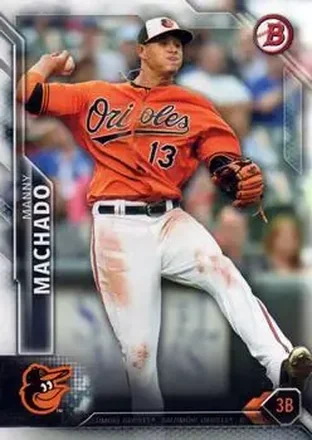 2016 Bowman #11 - Manny Machado - Baltimore Orioles