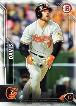 2016 Bowman #12 - Chris Davis - Baltimore Orioles