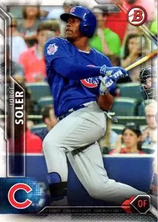 2016 Bowman #19 - Jorge Soler - Chicago Cubs