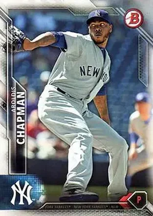 2016 Bowman #25 - Aroldis Chapman - New York Yankees
