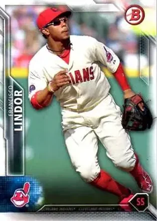 2016 Bowman #28 - Francisco Lindor - Cleveland Indians