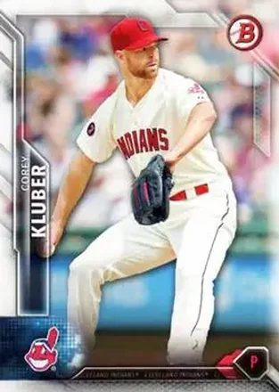 2016 Bowman #29 - Corey Kluber - Cleveland Indians