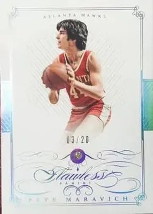 2014-15 Panini Flawless #84 - Pete Maravich - Atlanta Hawks