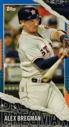 2020 Topps Rip - Mini Cards Blue #M-67 - Alex Bregman - Houston Astros