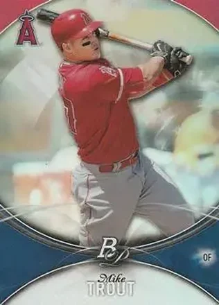 2016 Bowman Platinum #1 - Mike Trout - Los Angeles Angels