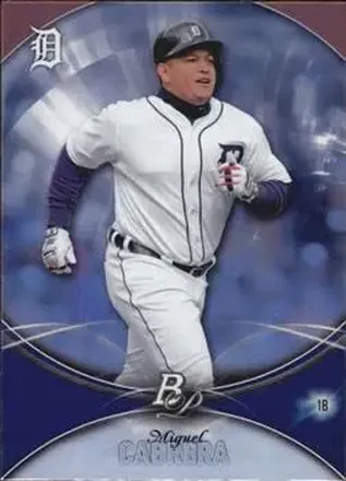 2016 Bowman Platinum #3 - Miguel Cabrera - Detroit Tigers