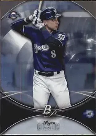 2016 Bowman Platinum #18 - Ryan Braun - Milwaukee Brewers