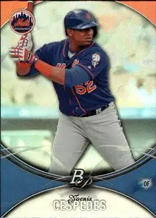 2016 Bowman Platinum #23 - Yoenis Cespedes - New York Mets