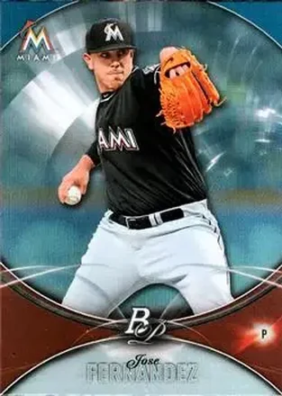 2016 Bowman Platinum #29 - Jose Fernandez - Miami Marlins