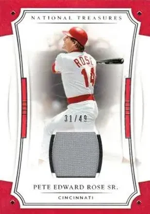 2017 Panini National Treasures #147b - Pete Rose - Cincinnati Reds