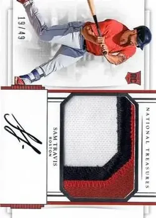2017 Panini National Treasures #212 - Sam Travis - Boston Red Sox