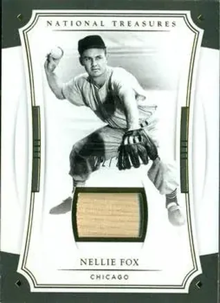 2017 Panini National Treasures - Gold #47 - Nelson Fox - Chicago White Sox