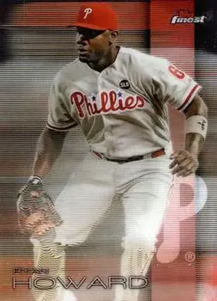 2016 Finest #2 - Ryan Howard - Philadelphia Phillies
