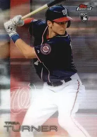 2016 Finest #18 - Trea Turner - Washington Nationals