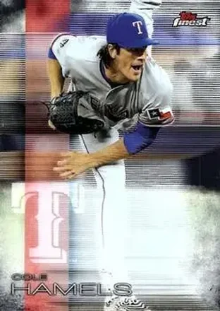 2016 Finest #23 - Cole Hamels - Texas Rangers