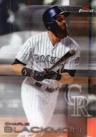 2016 Finest #36 - Charlie Blackmon - Colorado Rockies